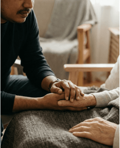 Trust and Connection - Holding hands